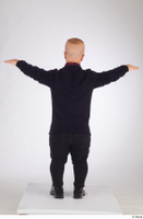  Jerome black jeans black oxford shoes blue sweatshirt casual dressed standing t poses whole body 0005.jpg